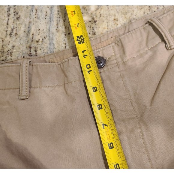 Lands' End Straight Leg Cargo Pants Men's 36Wx29L Khaki Tan Cotton - Picture 11 of 12